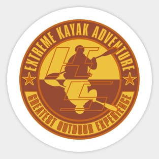 Kayak Adventure Sticker